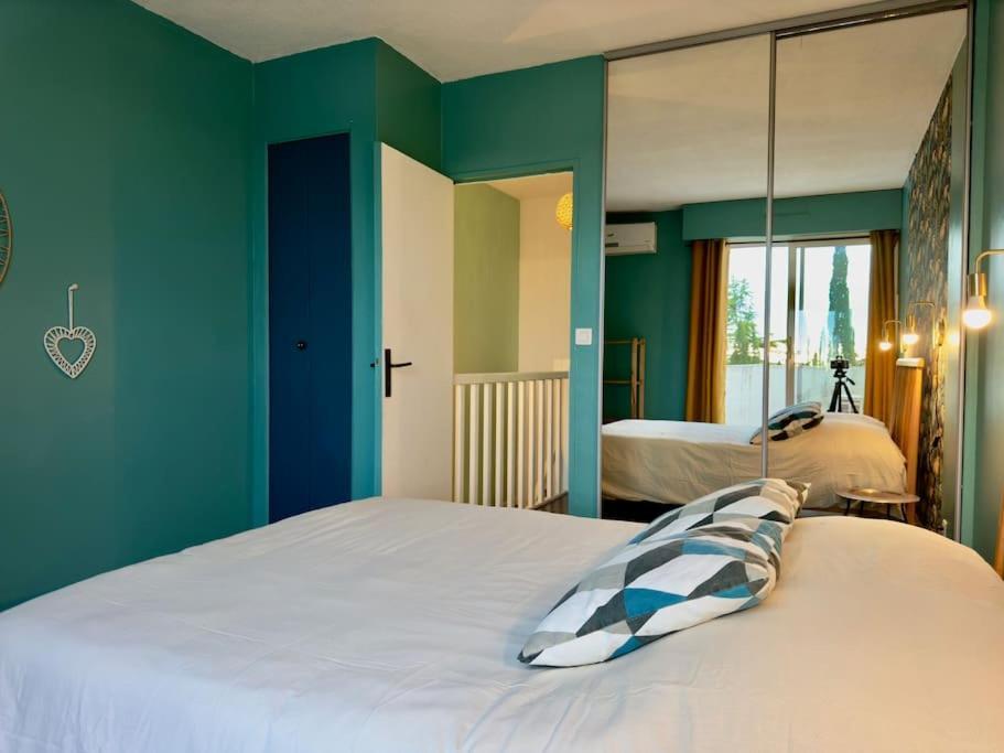 Maison Au Calme 2 Chambres Terrasse Clim Parking Gratuit Montpellier Bagian luar foto